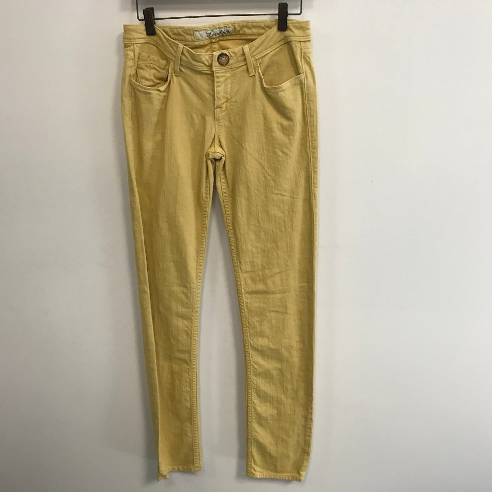NWOT Level Mustard Tapered Leg Five-Pocket Jeans